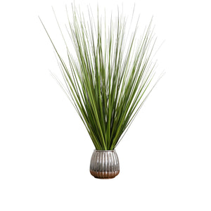 Tabletop Artificial Foliage In Ceramic Vase