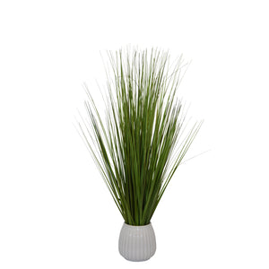 Tabletop Artificial Foliage In Ceramic Vase